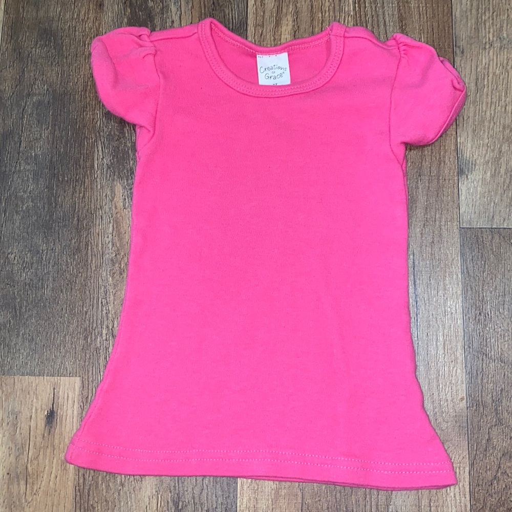 Creations of Grace Pink Girls T-shirt 2T